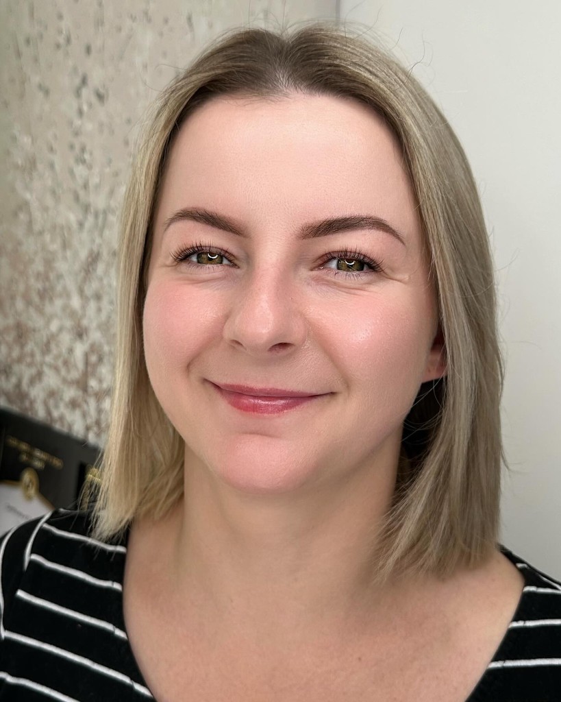 Healed powder brows — soft natural finish